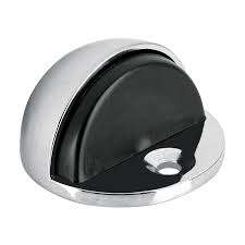 Tope tipo domo para puerta acabado cromo