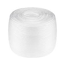 Piola blanca de poliester diamante de 4 mm x 1 kg