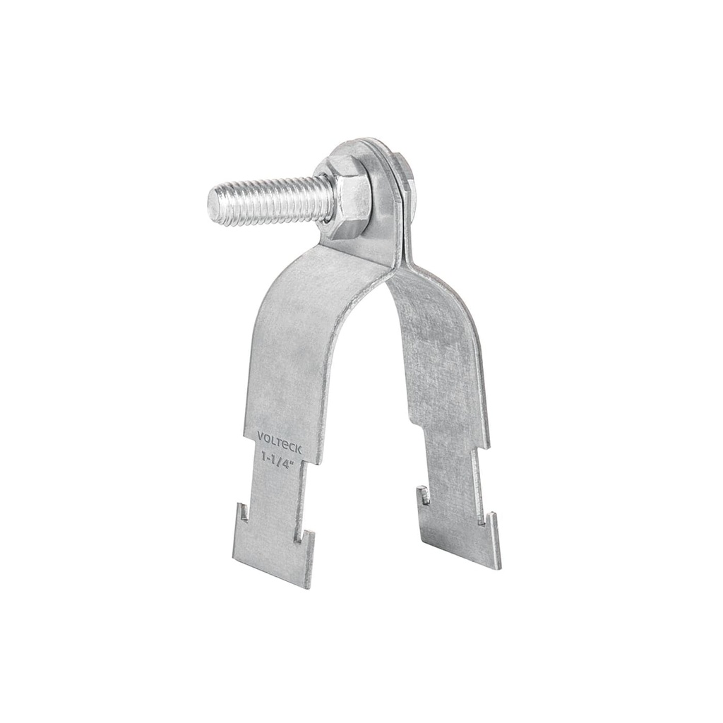 Abrazaderas para unicanal de 1 1/4"