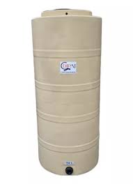 Tinaco tipo bala 1300 lts beige acuaplus