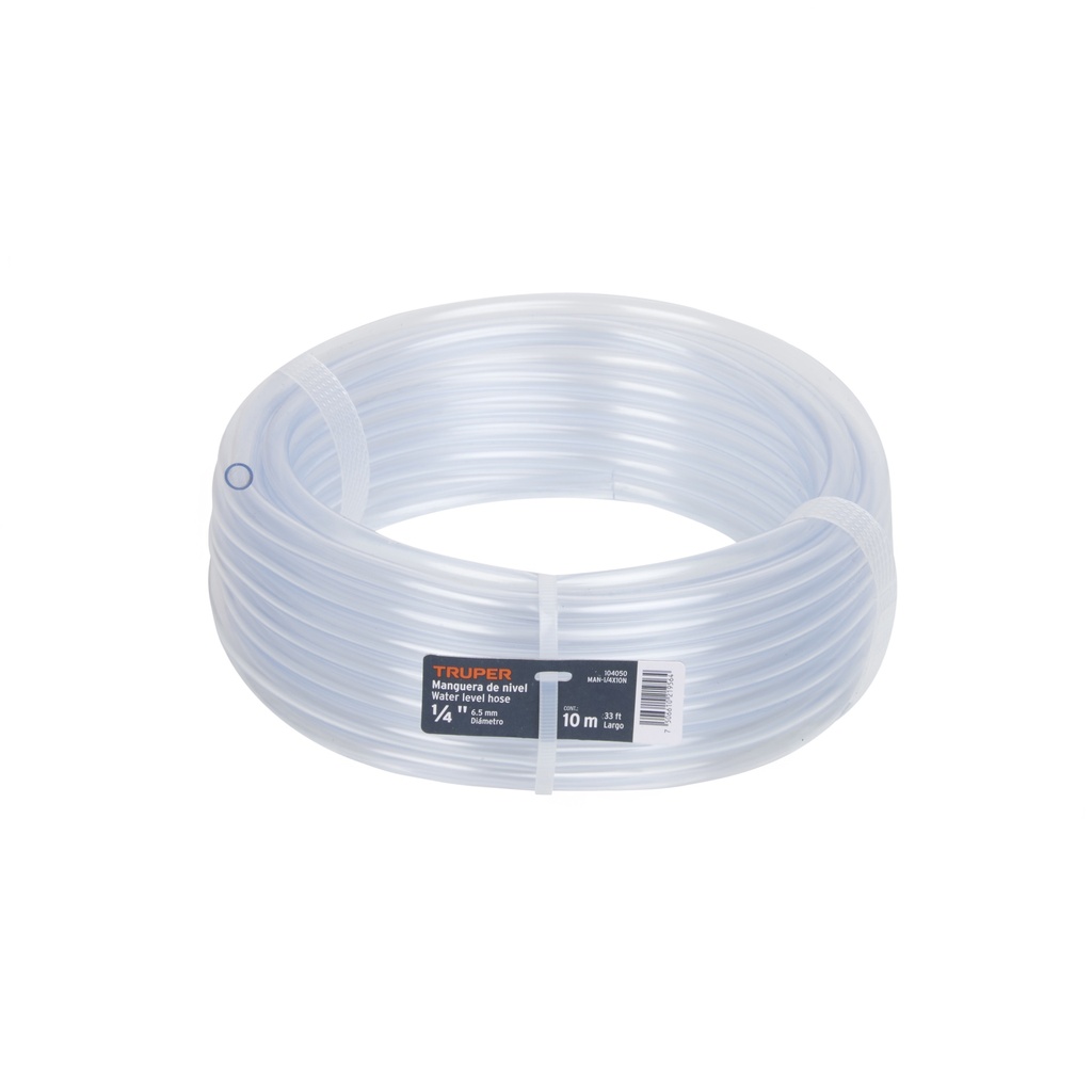 Rollo de manguera de Nivel 1/4" x 10 mts