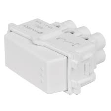 Interruptor sencillo color blanco italiana