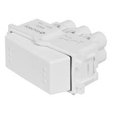 Interruptor de 3 vías color blanco italiana