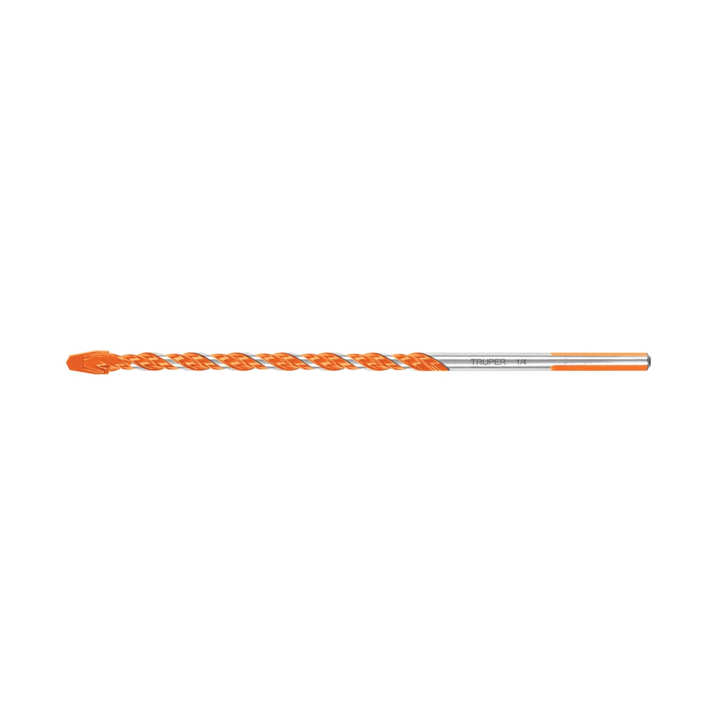Broca multimaterial de 1/4" x 6"