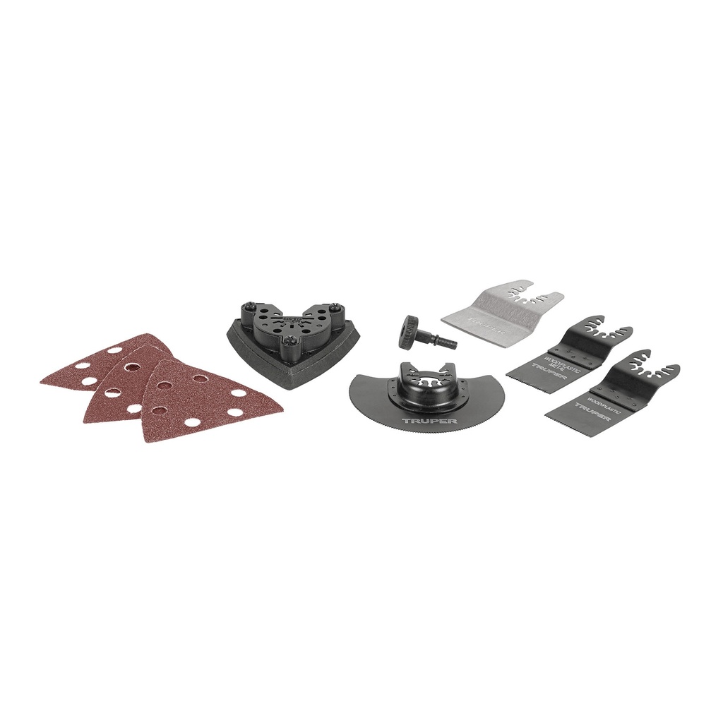 Paquete de 8 accesorios para multiherramienta oscilante