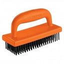 Cepillo de alambre rectangular con mango de 172 pinceles.