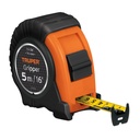 Flexometro contra impacto de 5 mts cinta 19 mm.