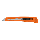 Cutter 9 mm reforzado de plastico con alma metalica.
