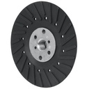 Respaldo para discos de lija 7" eje de 5/8-11.