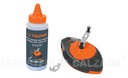 Tiralineas profesional plastico de 30 mts con gis.