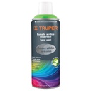 Pintura en aerosol de 400 ml verde ecologico.