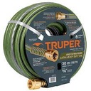 Manguera 5/8" anti-torceduras 6 capas 30 mts con conexiones de metal.