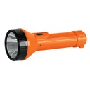 Linterna plastica recargable de leds 200 lúmenes.