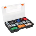 Organizador con 15 compartimentos de 11".