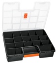 Organizador reforzado con 17 compartimientos de 17".