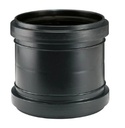 Cople sanitario 75 mm. 3" neg, para tubopl.