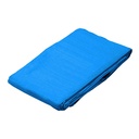 Lona 4 x 6 mts azul.