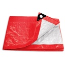 Lona 2 x 3 mts roja.
