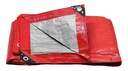 Lona 5 x 6 mts roja.