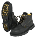 Botas negras con casquillo #25.