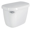 Tanque bajo ceramica blanca con accesorios.