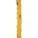 Rollo de cuerda amarilla de polipropileno 5/8".