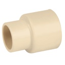 Cople reducido cpvc 3/4 a 1/2.