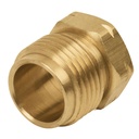 Tuerca izquierda de laton de 7/8".