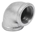 Codo galvanizado 4"x90.