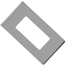 Placa 1 modulo mca leviton.