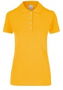 Playera tipo polo amarillo dama/med.
