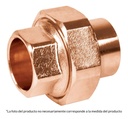 Tuerca union 1 1/2" (38 milimetros ) cobre.