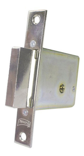 Cerradura de embutir acabado en cromo modelo X-1000.
