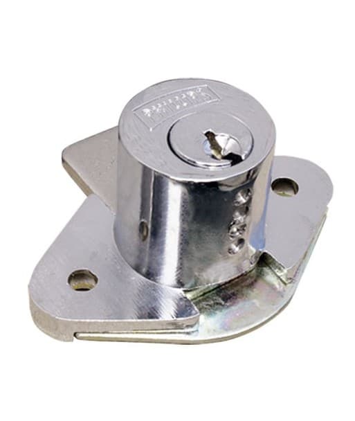 Cerradura para mueble acabado laton modelo 21.