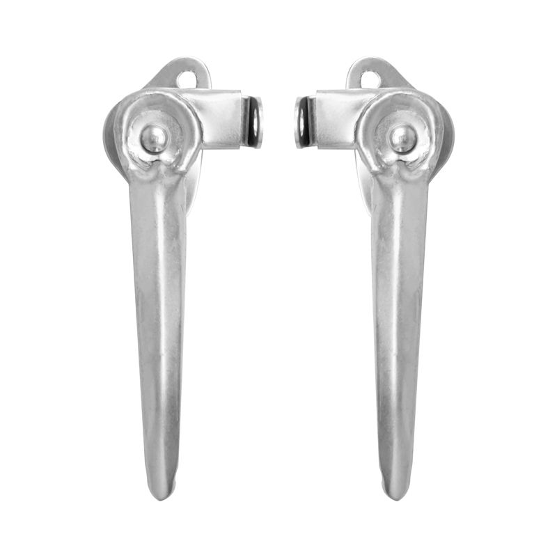 Manija tubular de lamina galvanizado #22 derecha.