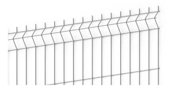 Reja decorativa blanca calibre 6 de 2 x 2.50 mts.