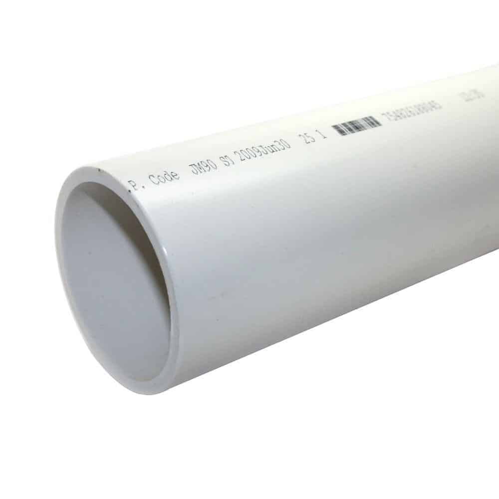 Tubo de PVC de 4" hidraulico norma RD-26 tramo de 6 mts.