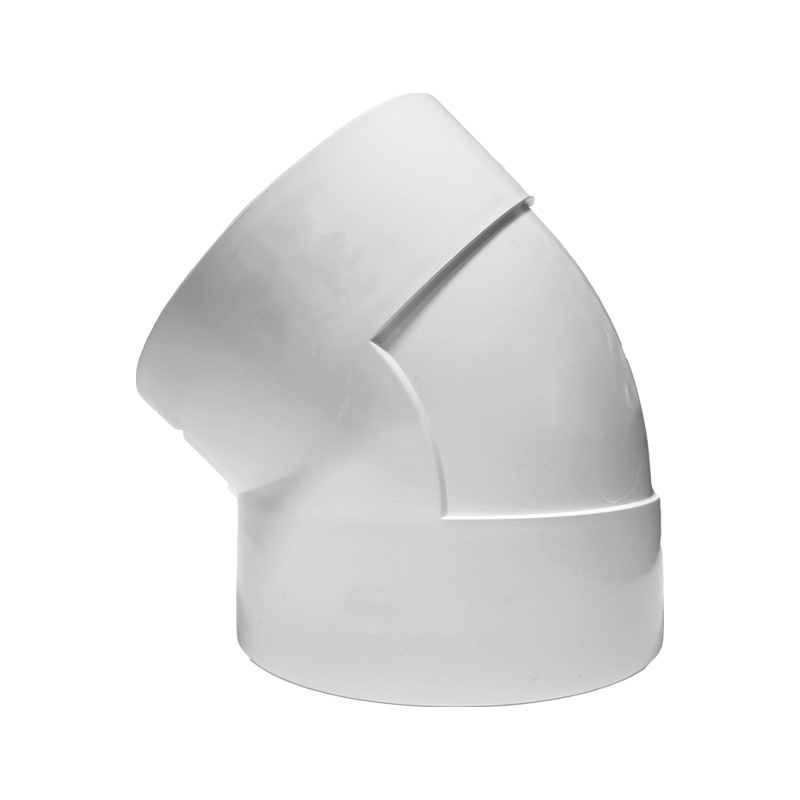 Codo PVC 1 1/2"x45° sanitario.