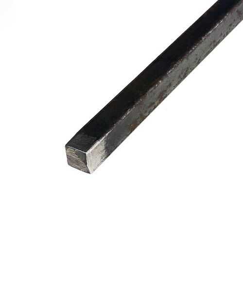 Cuadrado de fierro de 1 1/2" (38.1 millimetros) tramo de 6 metros de largo.