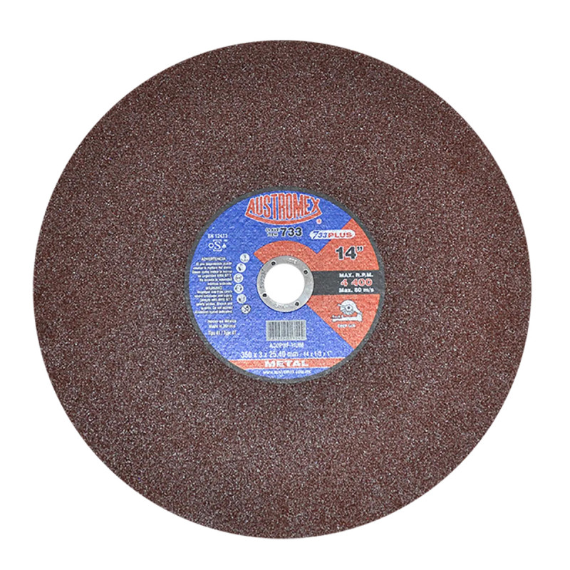 Disco para corte de metal de 14".