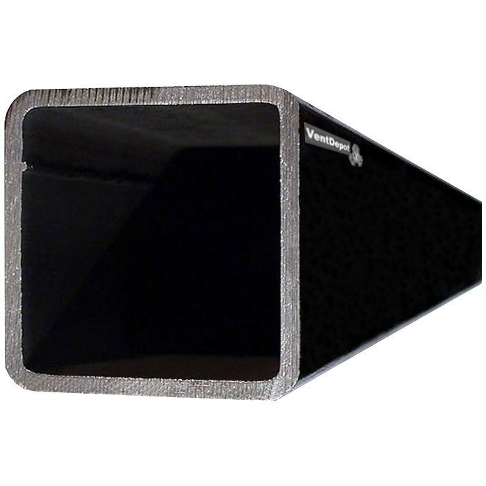 Hss 5" x 5" espesor de 1/4", 6.10 metros de largo. (rjo)