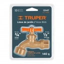 [13147] Llave de nariz para jardin 1/2" en blister.