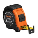 [14579] Flexometro contra impacto de 8 mts cinta 25mm.