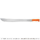 [15883] Machete estandar cacha naranja de 14".