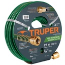 [16041] Manguera 3/4" reforzada con 3 capas conexiones de metal (25 mts).