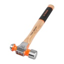 [16902] Martillo pulido de bola mango hickory 16 OZ.