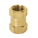 [19025] Cople de laton tipo FF cuerda 1/4 NPT.