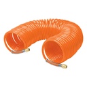 [19075] Manguera tipo resorte para compresor 15 mts x 1/4".
