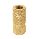 [19084] Cople de laton cuerda 1/4" NPT hembra.