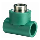 [200174] Tee c/rosca cent macho 3/4x3/4, 25mm vde.